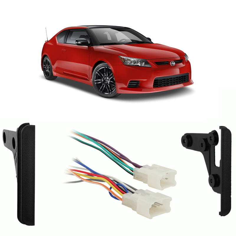 Aftermarket Car Stereo Double Din Radio Install Kit & Wires for Toyota & Scion