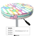 thumbnail image 4 of Fuzoiu Cute Unicorn Print Bar Stool Cushions, Super Breathable Round Bar Stool Covers,Seat Cushion Round- One Cushion Only-13 inch, 4 of 7