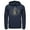Navy Blue, variant on Men's Batman Secret Code Circle  Pull Over Hoodie Navy Blue 2X Large