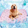 thumbnail image 5 of Alfombrilla de refrigeración para perros para perros, alfombrilla de refrigeración para mascotas, alfombrilla de refrigeración automática para mascotas de seda de hielo lavable para perros y, 5 of 5