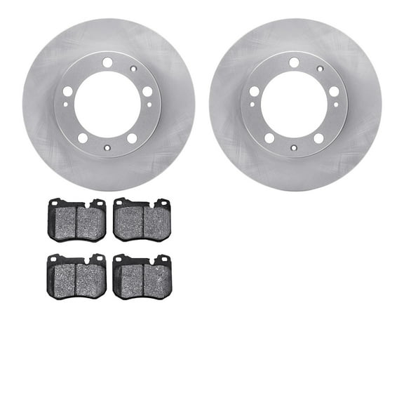 Dynamic Friction Company Front Brake Rotors with 5000 Advanced Brake Pads 6502-02066