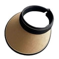 thumbnail image 1 of Sombrero con visera para el sol, ala ancha, gorra de playa de verano, paquete plegable, 1 of 5