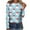 Blue, variant on 2025 Cotonie Women's Christmas Santa Printed T-shirt Long Sleeve Sweatshirt Crew Neck Blouse Casual Pullover Fashion Tops,Pink,S