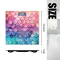 thumbnail image 2 of High Precision Body Weight Scale Smart Bathroom Scales with Large LCD Display(400lbs),Decorative for Bedroom-Mermaid Scales With Pastel Rainbow Colors, 2 of 4