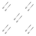 thumbnail image 3 of maskred 2pcs/set Mini Coffee Spoon Set Sturdy And Durable Stainless Steel Mirror Hand-polished Coffee Spoons Silver*2Pcs 5Set, 3 of 6