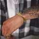 thumbnail image 2 of Pulsera de cadena cubana PROSTEEL de oro para hombre de acero inoxidable 8 mm 23 cm, 2 of 7