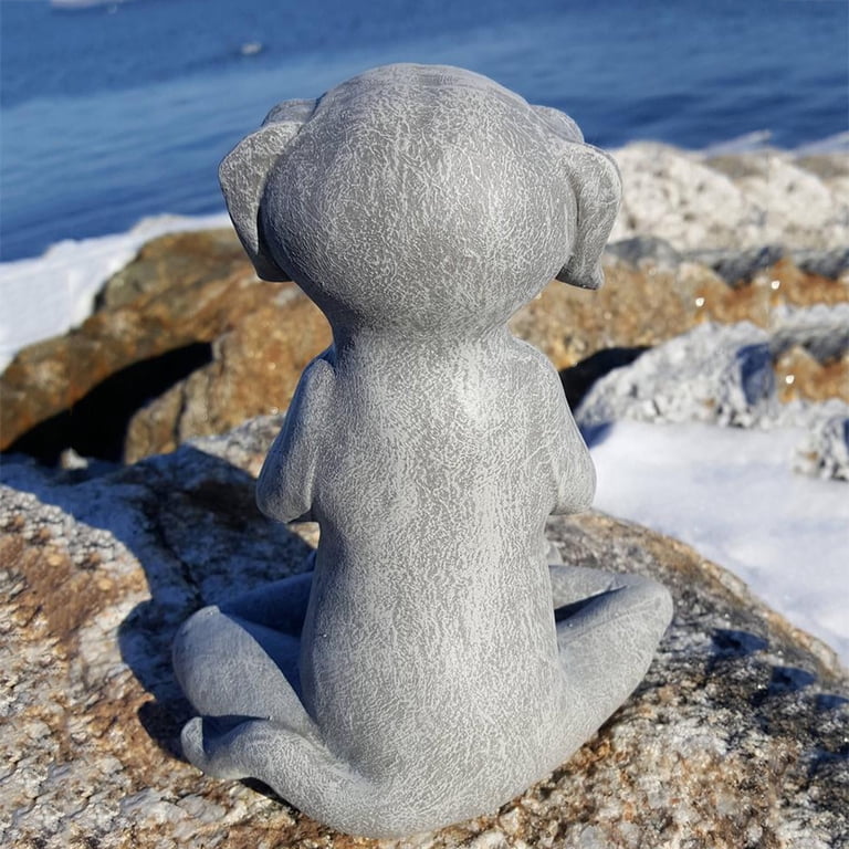 Spring Dog Statue Yoga Dog Statue