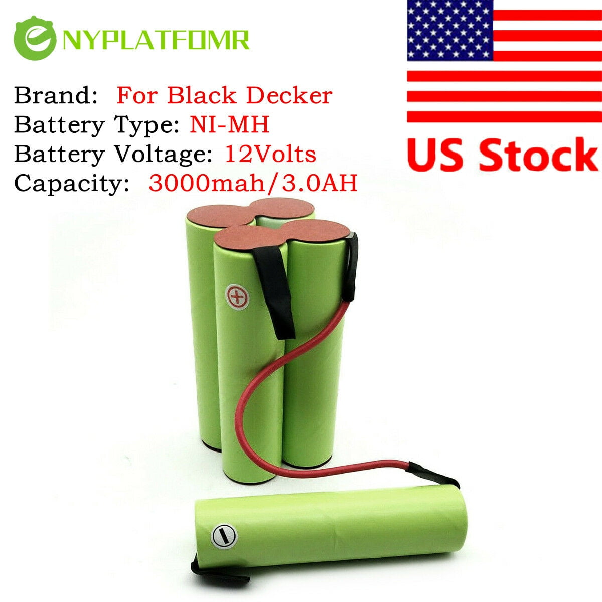 3000mah For Black Decker 12v Ni Mh Battery Pack Cd Vacuum Cleaner  Dustbuster Pivot Pv1205b - 12 Volt For Self-installation - Rechargeable  Batteries - AliExpress