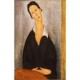 thumbnail image 2 of Amedeo Modigliani 11x14 Black Ornate Wood Framed Double Matted Museum Art Print Titled: Portrait of a Polish Woman, 2 of 5