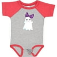 thumbnail image 3 of Inktastic Little Ghost, Cute Ghost, Ribbon, Halloween Girls Baby Bodysuit, 3 of 5