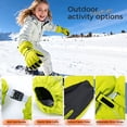 thumbnail image 4 of ThxToms Kids Warm Gloves Winter Waterproof Snow Gloves for Outdoor Sports, Toddler Bulky Ski Gloves for Boys Girls,Green,M, 4 of 8