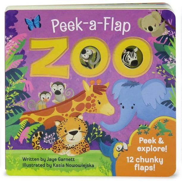 Peek a Flap: Zoo (Board Book) - Walmart.com - Walmart.com