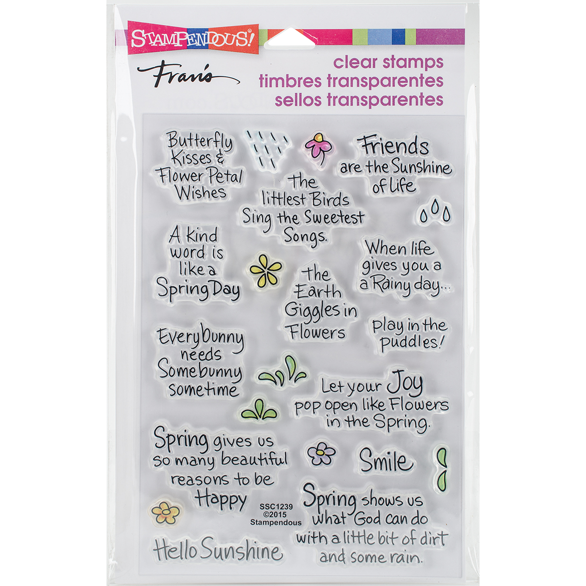 Stampendous Perfectly Clear Stamps, 4" x 6"