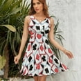 thumbnail image 7 of Playing Cards Heart Dress Summer Street Style Dresses Female Sleeveless Printed Sundress, 7 of 7