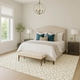 thumbnail image 6 of Addison Rugs Chantille Indoor/Outdoor Transitional Geometric Ivory Machine Washable Rectangle Rug, 3' x 5', 6 of 8