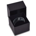thumbnail image 3 of Tungsten Armor Shield Sword Knight Band Ring 8mm Men Women Comfort Fit Black Dome Polished, 3 of 4