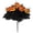 B, variant on BNNG Halloween Decorations, 13.4 Inch Artificial Pumpkin Maple Leaf Floral Stems Halloween Branches Decoration, for Home Indoor Party Vase Arrangement Decor - Black/Orange