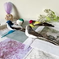 thumbnail image 6 of Ksopiavobs 2pcs Gray Artificial Feathered Birds 6inch Clip on Sparrow Bird Ornaments for Christmas Tree Decoration Wreath Craft Garden Home Decor Party Accessories, 6 of 6
