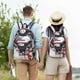thumbnail image 4 of Easygdp American Flag Eagle Art Mochila de Lona Resistente para Laptop, Compatible con Laptops de 15 a 17 pulgadas, Ideal para Escuela, Trabajo y Viajes-Medium, 4 of 5