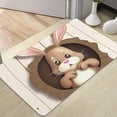 thumbnail image 4 of Ovzne Easter Bunny Holiday Decoration Floor Mat Entry Door Mat Home Entry Foot Mat On Clearance, 4 of 6