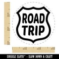 thumbnail image 2 of Road Trip Route Sign Travel Self-Inking Rubber Stamp Ink Stamper - Red Ink - Small 3/4 Inch, 2 of 7
