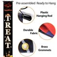 thumbnail image 3 of Decoraciones de Halloween Banner interior al aire libre, truco o trato y feliz Halloween Bienvenido colgante cartel de porche bruja para decoración de puerta delantera exterior hogar fiesta patio jardín fiesta suministros brillar Electrónica, 3 of 4