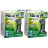 Nicorette Mini Nicotine Polacrilex Lozenge Stop Smoking Aid 2Mg Mint Flavor, 81Ct, 2-Pack