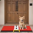 thumbnail image 4 of Red Christmas Santa Costume Pattern Door Rugs,Washable Non Slip Door Mats Indoor,Decorative Door Mats,Entry Mat Indoor for Entrance,Bedroom,Kitchen,Bathroom,16"x47", 4 of 6