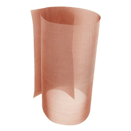 

1 Pack 20 Mesh 99.9% Pure Copper Screen Woven Mesh Screen Copper Mesh Cloth Fine Mesh 19.68x19.68 Inch