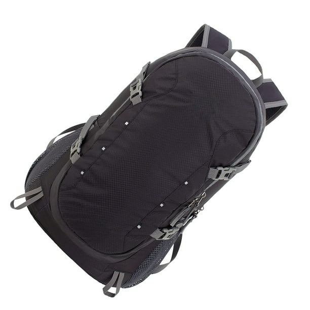 Qarigey de camping conveniente y versátil, fácil de llevar, de nailon plegable, ligera Mochilas negro