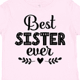 thumbnail image 4 of Inktastic Best Sister Ever Girls Toddler T-Shirt, 4 of 5