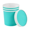 thumbnail image 5 of Restaurantware-Bio Tek 12 Ounce Soup Containers, 200 Durable Soup Bowls - Disposable, Sustainable, Turquoise Paper Cups, Round, For Hot Or Cold Foods, 5 of 11