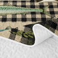 thumbnail image 5 of Manfei Farmhouse Deer Duck Twin Quilt Set, Vintage Buffalo Twin Coverlet Set, Brown, 2 Pieces, 1 Bedspread and 1 Pillowcase, 5 of 7