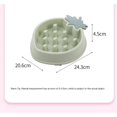 thumbnail image 3 of Dog Bowl Slow Feeder Bowl - Cuenco interactivo de alimentación lenta para perros/gatos - Cuenco antideslizante, saludable y de alimentación lenta, 3 of 5