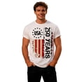 thumbnail image 6 of CUSTG T-Shirts Men's Casual Short Sleeve T Shirt Comfortable Breathable Tee For Daily Wear O-Neck Celebrate America's 250th Anniversary Cozy 1776-2026 4th Of July Tops, 6 of 6