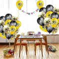 thumbnail image 5 of 40th Birthday Balloons 30 Pcs,12 Inch, 40th Anniversary Party Decor, 5 of 5