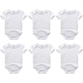 thumbnail image 1 of Paquete de 6 Body Bluelander para Bebé, Mamelucos, Camisa para Bebé de 6 a 9 meses, 1 of 5