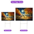 thumbnail image 5 of Hello Fall Poodle Enjoys Warm Campfire Autumn Night Bright Moon Yard Sign Poodles Dog Lover Gifts Idea Outdoor Home Lawn Garden Porch Decor - 01008, 5 of 5