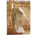 thumbnail image 1 of ARTCANVAS A Garden 1869 Canvas Art Print by Albert Joseph Moore - Size: 26" x 18" (1.50" Deep), 1 of 9