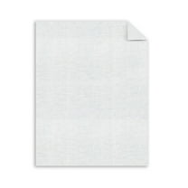 Southworth Cotton Linen Business Paper, 8-1/2" x 11", 32 lb., White, Box of 250