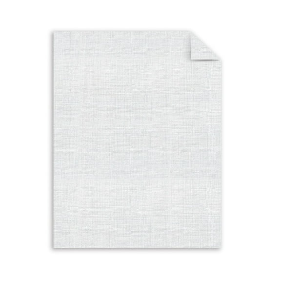 Southworth Cotton Linen Business Paper, 8-1/2" x 11", 32 lb., White, Box of 250