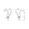 thumbnail image 1 of WHALE Fresh Water Pump GP0418 Flipper Mk 4; Self-Priming Lever Operated Hand Pump; 1.85 Gallon Per Minute; Used To Install Between Two Sinks, 1 of 5
