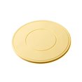 thumbnail image 3 of Heat Resistant Mat, Trivet, Waterproof Mat, Placemat, 6 Inch Diameter Yellow Dual-Use Round Non-Skid Silicone Table Coaster, Soft Touch Bpa Free, Oil Resistant Easy to Clean,, 3 of 8