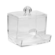 Transparent Practical Cotton Swab Q-tip Makeup Storage Organizer Box