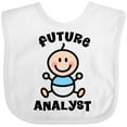 thumbnail image 3 of Inktastic Future Analyst Boys Baby Bib, 3 of 4