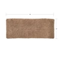thumbnail image 2 of Home Weavers Fantasia Bathroom Rug 100% Cotton Bathroom Rugs Set, Washable Rug, Soft Cotton and Water Absorbent bath Rug, Kitchen Mat, Bath Rug, Bath Floor Mat Non Slip, 21"x54" Runner, Linen, 2 of 6