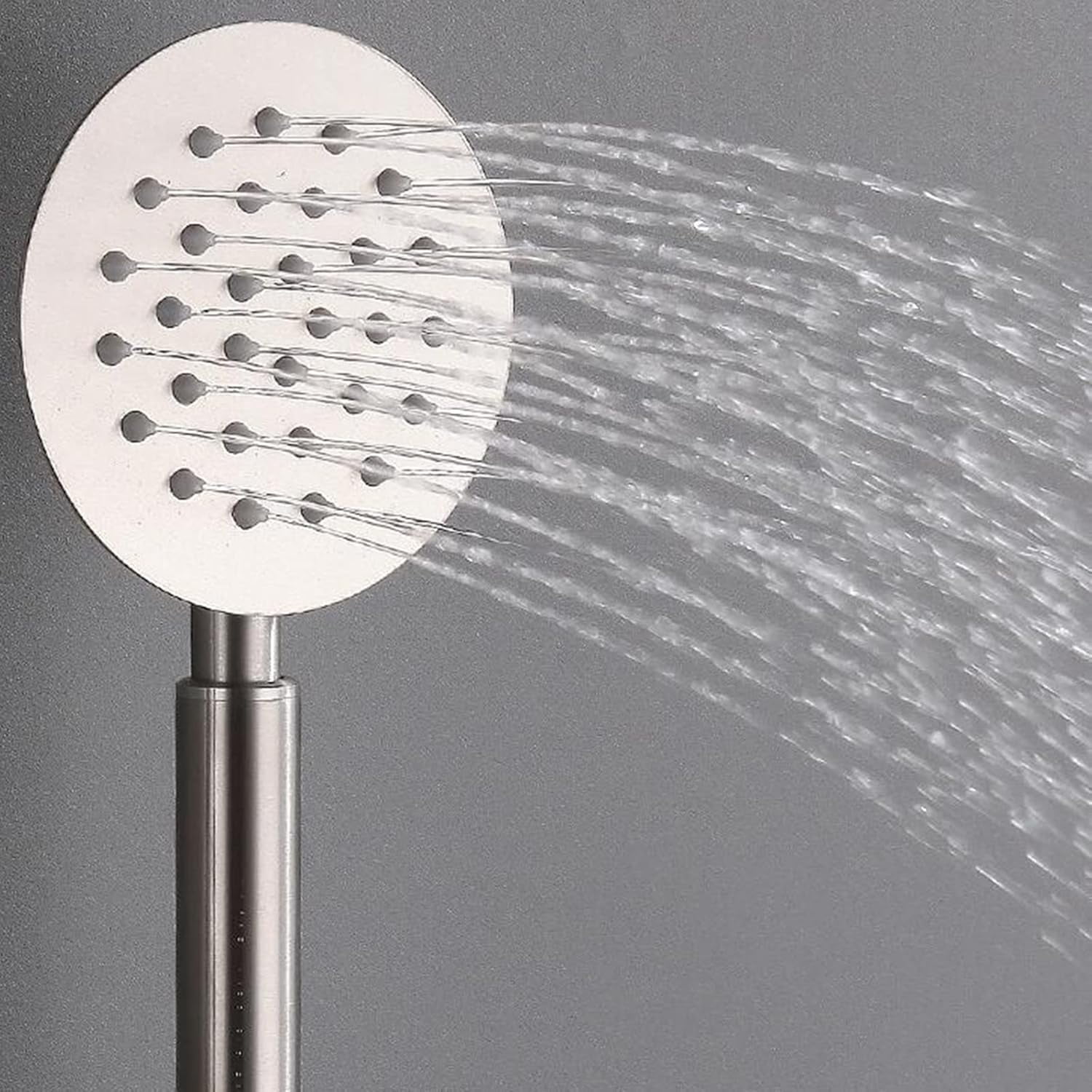 Bathtub Faucet with Shower Hand Sprinkler Hot and Cold Water Stainless Steel Bathroom Faucet Brushed
