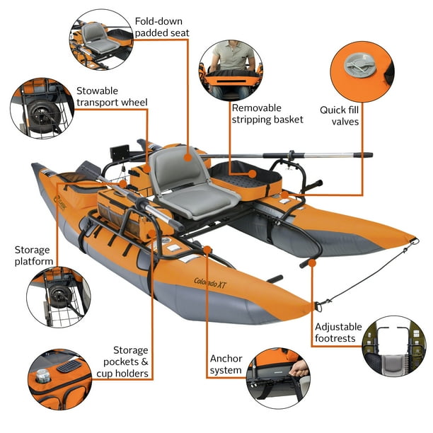 classic accessories branded boat colorado xts pontoon fishing Classic Accessories Colorado XT Pontoon Boat