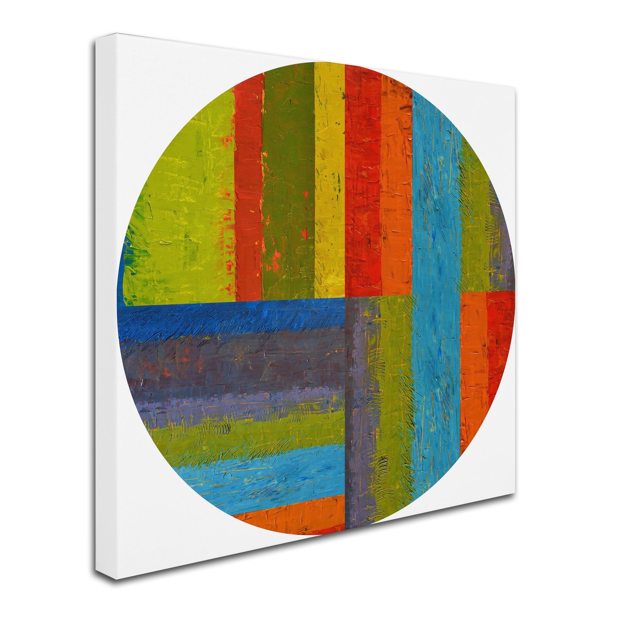 Trademark Fine Art "Round" Canvas Art by Michelle Calkins