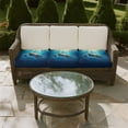 thumbnail image 5 of Xixirimido Couch Cushion Covers Sofa Covers Washable for Cushion Couch, 3Pcs Stretch Cushion Slipcover Furniture Protector with Elastic Bottom, Sea Turtle, 5 of 8